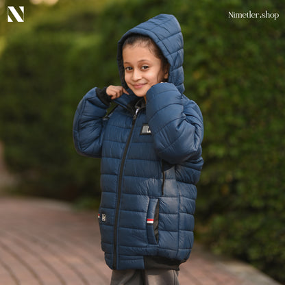 Nimetler Blue Winter Jacket for Kids